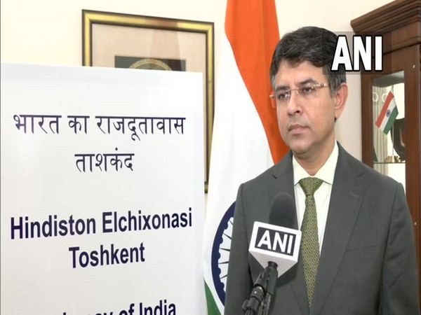 Indian Ambassador to Uzbekistan Manish Prabhat. (Photo Source: ANI)