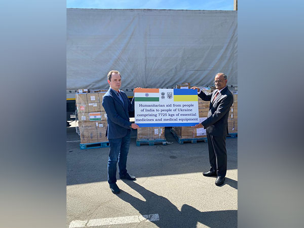 India sends 7,725 kilograms of humanitarian aid to Ukraine (Photo: Twitter/@IndiainUkraine)