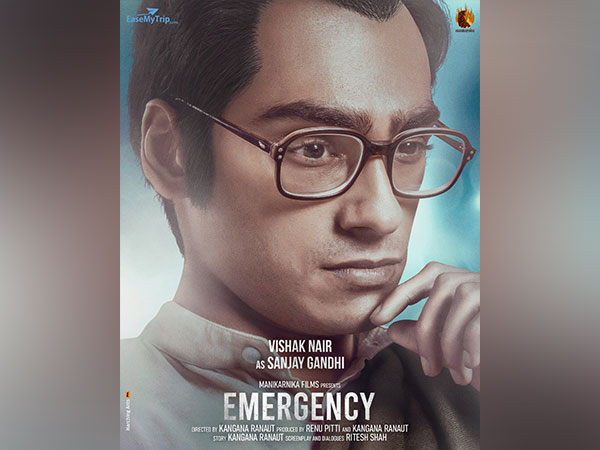Vishak Nair as Sanjay Gandhi (Image source: Instagram)