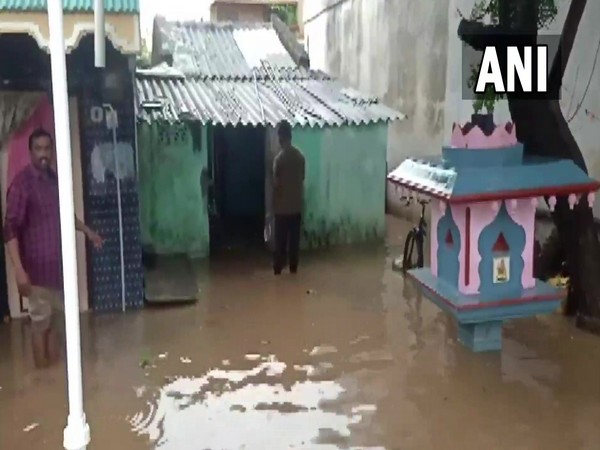 Heavy rains cause severe waterlogging in Srikakulam(ANI/Photo)
