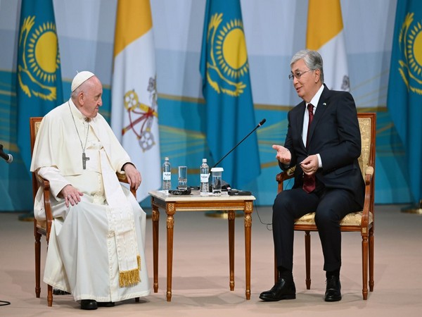 Pope Francis and President Kassym-Jomart Tokayev. (Photo Credit - Akorda press service)