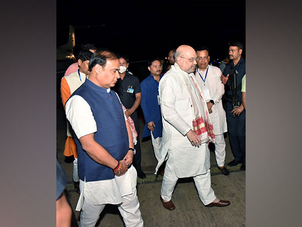 Union HM Amit Shah with Assam CM Himanta Biswa Sarma (File Photo/ANI Pic Service)