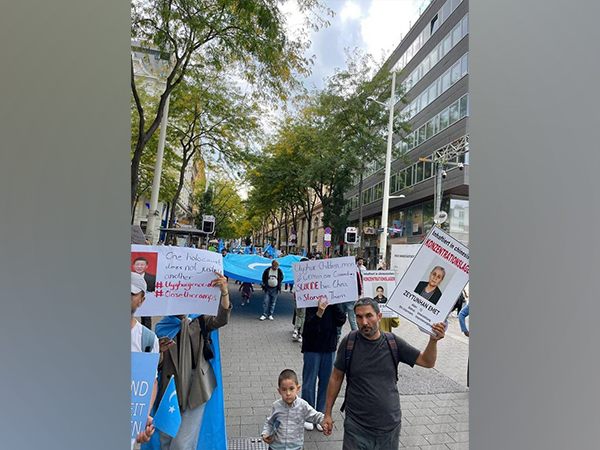 Uyghurs in Vienna protest against China's genocide of Uyghurs
