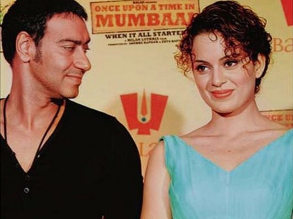 Kangana Ranaut and Ajay Devgn (Image source: Instagram)