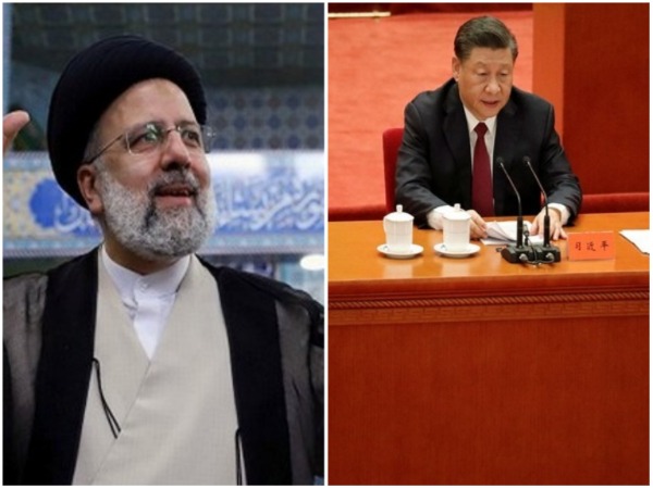 Iranian President Ebrahim Raisi and Chinese President Xi Jinping.
