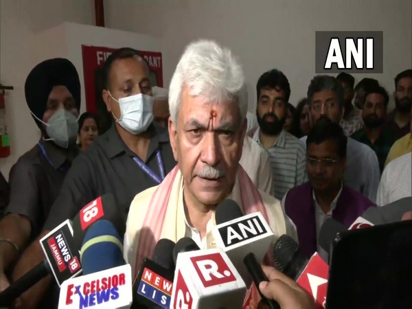 Jammu and Kashmir Lieutenant Governor Manoj Sinha (Photo:ANI)