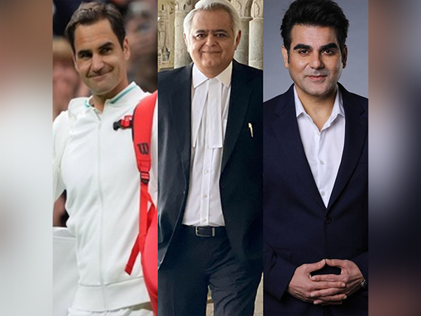 Roger Federer, Hansal Mehta, Arbaaz Khan (Image source Wimbledon and Instagram)