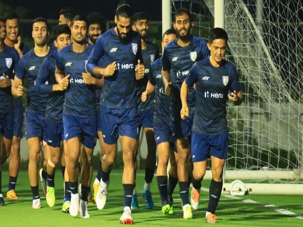 Team India in practice session (Photo: AIFF Media)