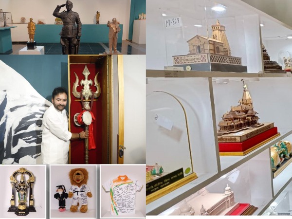 Mementos and gift items presented to PM Modi (Photo/ANI)