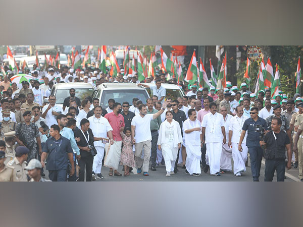 Visuals of Congress' Bharat Jodo Yatra in Alappuzha