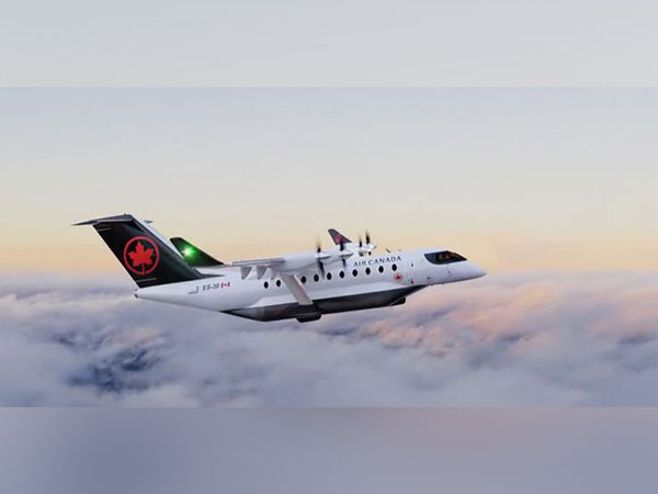 ES-30 electric-hybrid aircraft. (Photo Credit - Twitter/Air Canada)