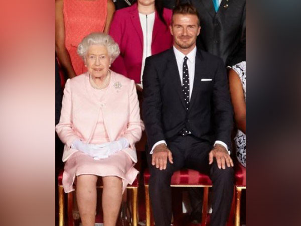 David Beckham and late Queen Elizabeth II (Image source: Instagram)