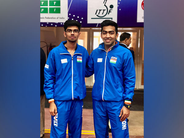 TT Players Manav Thakkar (L) and Harmeet Desai (R) to be in action at 36th National Games