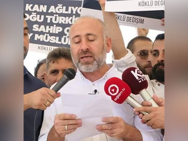 Head of Islamist group Hizb-ut-Tahrir's Turkiye media office, Mahmut Kar.