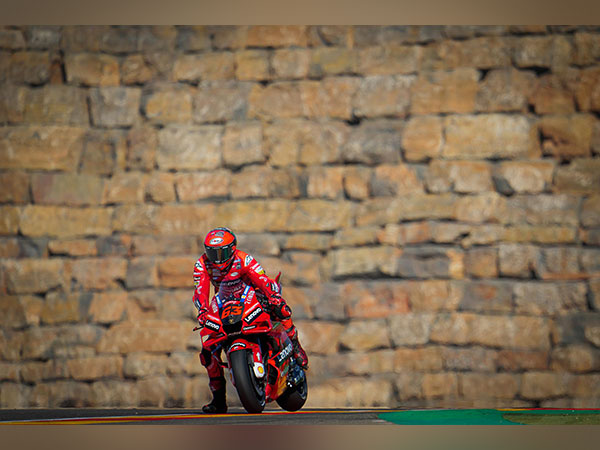 Francesco Bagnaia of Ducati in action during Spanish Moto GP (Image: Team Ducati)
