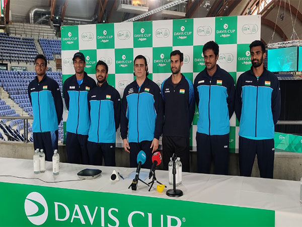 Indian tennis team at Davis Cup (Photo: AITA)