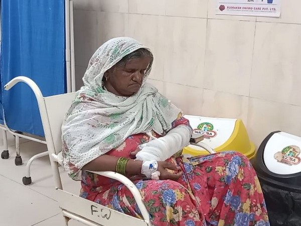 iInjured victim at LNJP hospital (Filephoto/ANI)