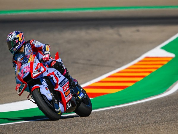 Enea Bastianini of Gresini Racing in action at Aragon (Image: Gresini Racing)
