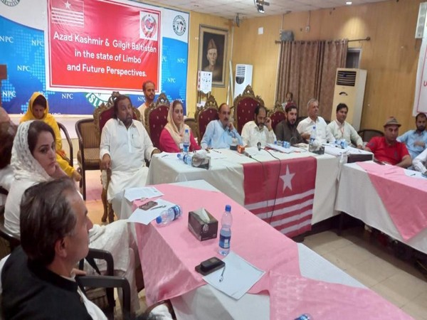 Human Rights Activists at an event in Islamabad Press Club.