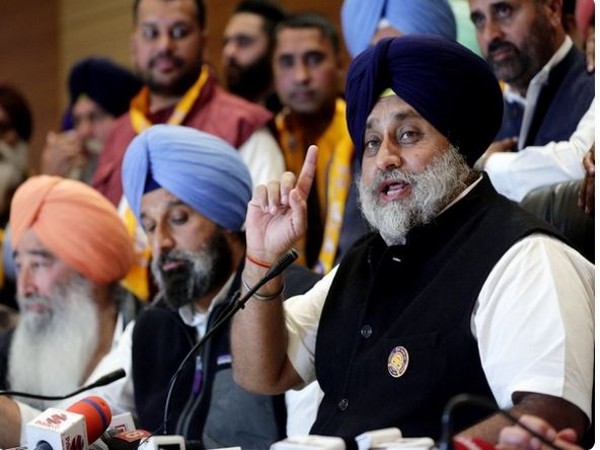 Shiromani Akali Dal President Sukhbir Singh Badal (File photo/ANI)