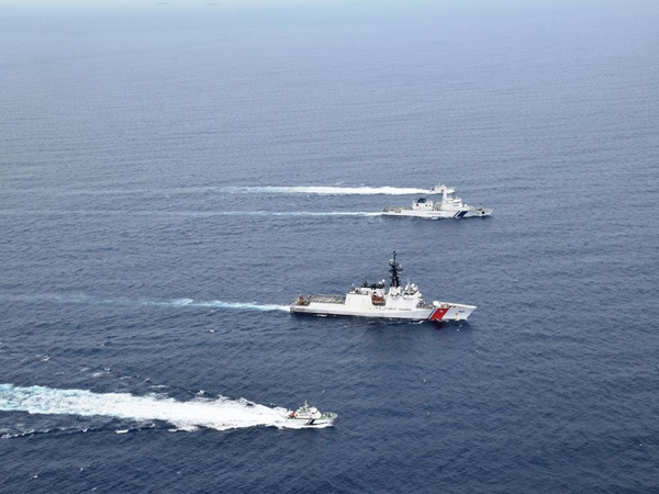 Indian, US Coast Guards hold joint exercise off Chennai's coast