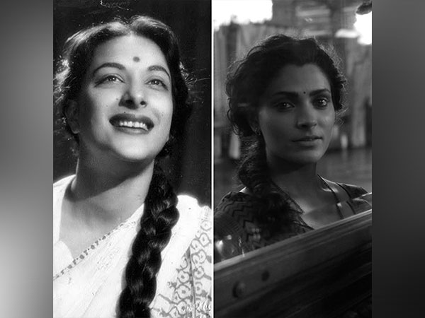 Saiyami Kher and late Nargis Dutt (Image source: Instagram)