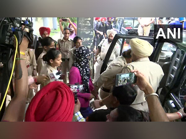 Chandigarh University row, Mohali (Photo Credit: ANI)