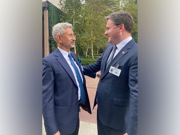 External Affairs Minister S Jaishankar with Foreign Minister of Serbia, Nikola Selakovic 