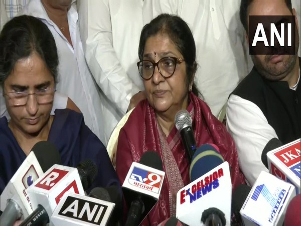 Rajani Patil, AICC, Incharge Jammu, Kashmir & Ladakh (Photo:ANI)