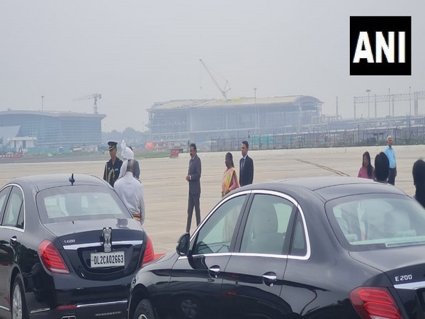 President Droupadi Murmu arrives Delhi from London after attending Queen Elizabeth's state funeral