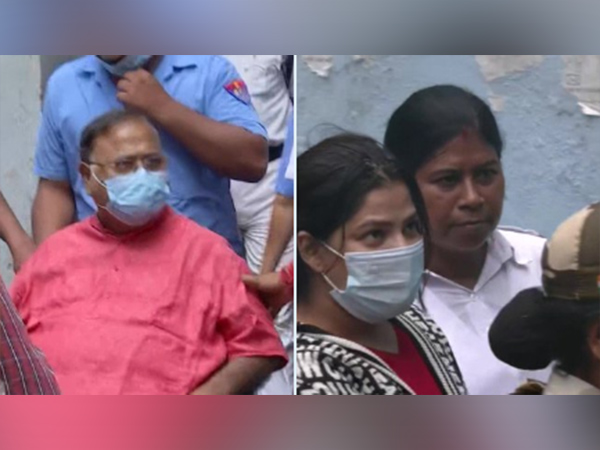 Partha Chatterjee (left) and Arpita Mukherjee (Photo/ANI)