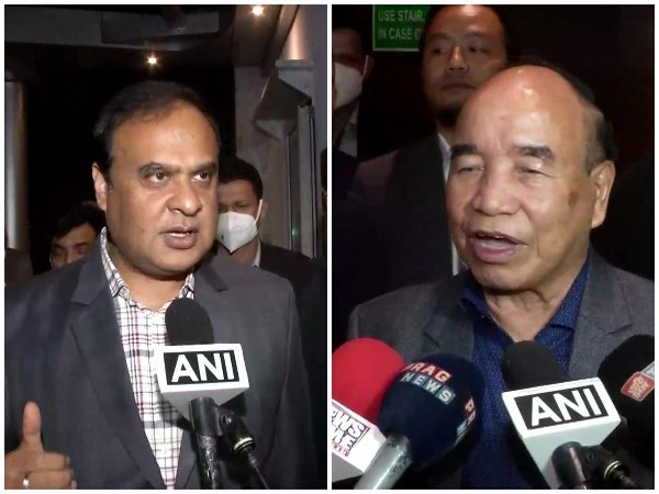 Assam CM Himanta Biswa Sarma and Mizoram CM Zoramthanga (File Photo/ANI)