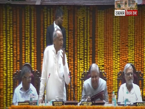 Rajasthan Chief Minister Ashok Gehlot and Vice President Jagdeep Dhankhar (Photo:YouTube/Rajasthan Vidhan Sabha)