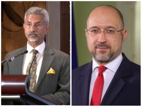 EAM S Jaishankar and Ukrainian Prime Minister Denys Shmyhal