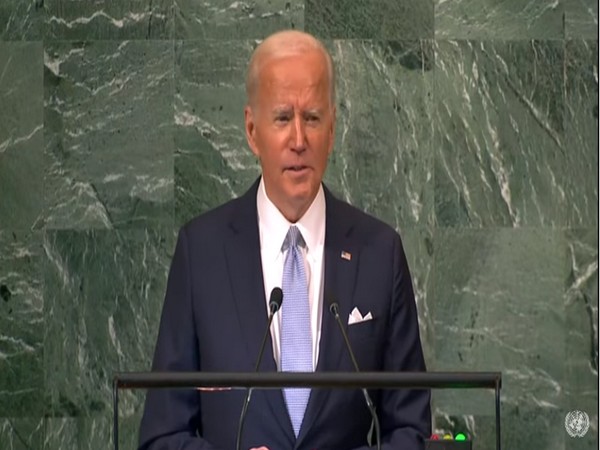 US President Joe Biden addressing the 77th Session of UNGA.