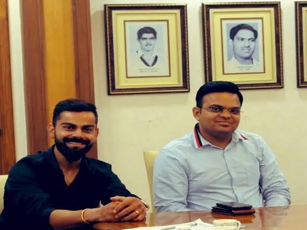 Virat Kohli with BCCI secretary Jay Shah (Image: Virat Kohli Koo)