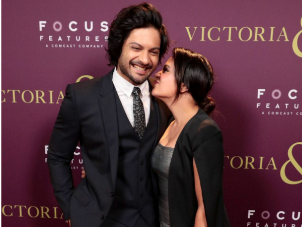Ali Fazal and Richa Chadha 