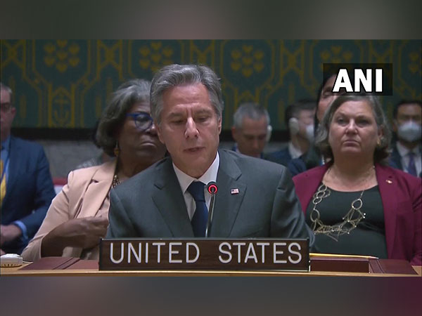 US Secretary of State Antony Blinken at UNSC briefing  