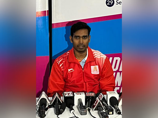 Achanta Sharath Kamal ahead of 36th National Games (Image: SAI/MYAS Media)