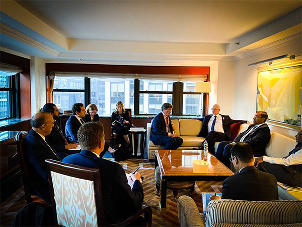 I2U2 Sherpas meet on sidelines of UN General Assembly in New York (Photo Credit: Twitter)
