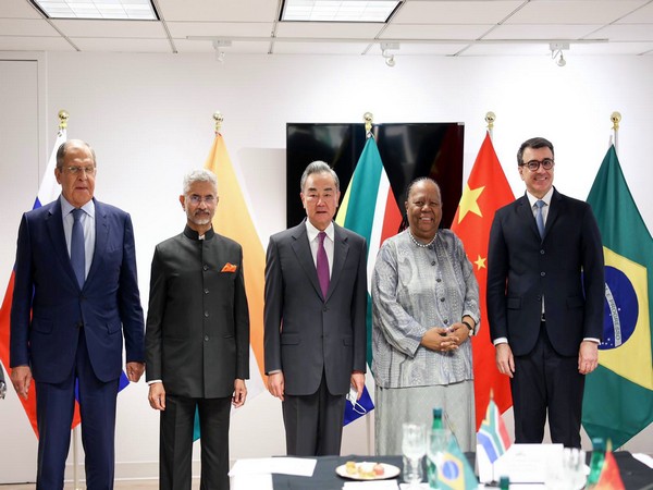 BRICS hold annual meeting on sidelines of UNGA session (Image Credit: Twitter/ Jaishankar)