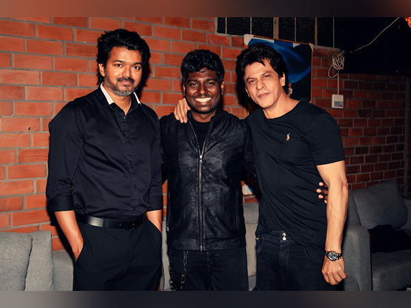 Thalapathy Vijay, Atlee and Shah Rukh Khan (Source: Instagram)