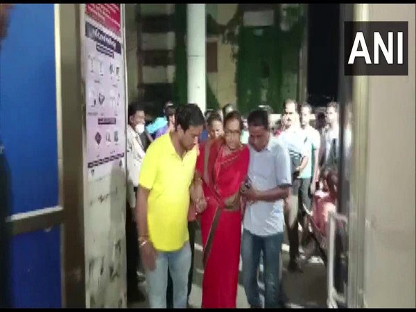 Injured Mousumi Das being taken o the hospital. (ANI/photo)