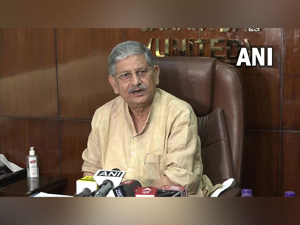 Janata Dal (United) president Rajeev Ranjan alias Lalan Singh (Photo:ANI)