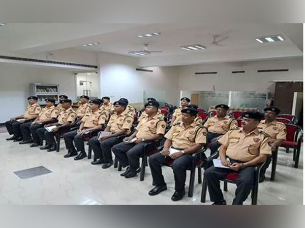 Visual from the training session of private security personnel at Chennai Airport (Photo/PIB)
