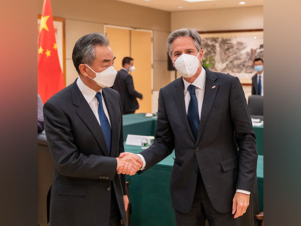 US Secretary of State Antony Blinken meets Chinese Counterpart Wang yi in New York (Image Credit: Twitter/ Blinken)
