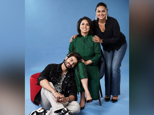Neetu Kapoor, Sunny Kausha, Shraddha Srinath (Image source: Twitter)
