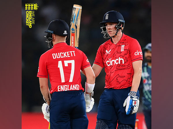 Harry Brook and Ben Duckett. (Photo- England Cricket Twitter)