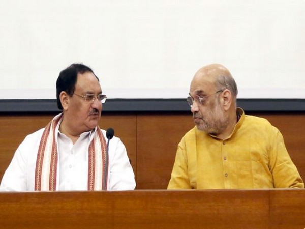 BJP chief JP Nadda, Union Home Minister Amit Shah (File photo/ANI)