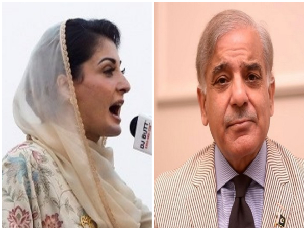 PMLN Vice President Maryam Nawaz and Pakistan Prime Minister Shehbaz Sharif